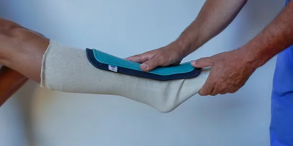 Stage 2 of Trauma Splint Application