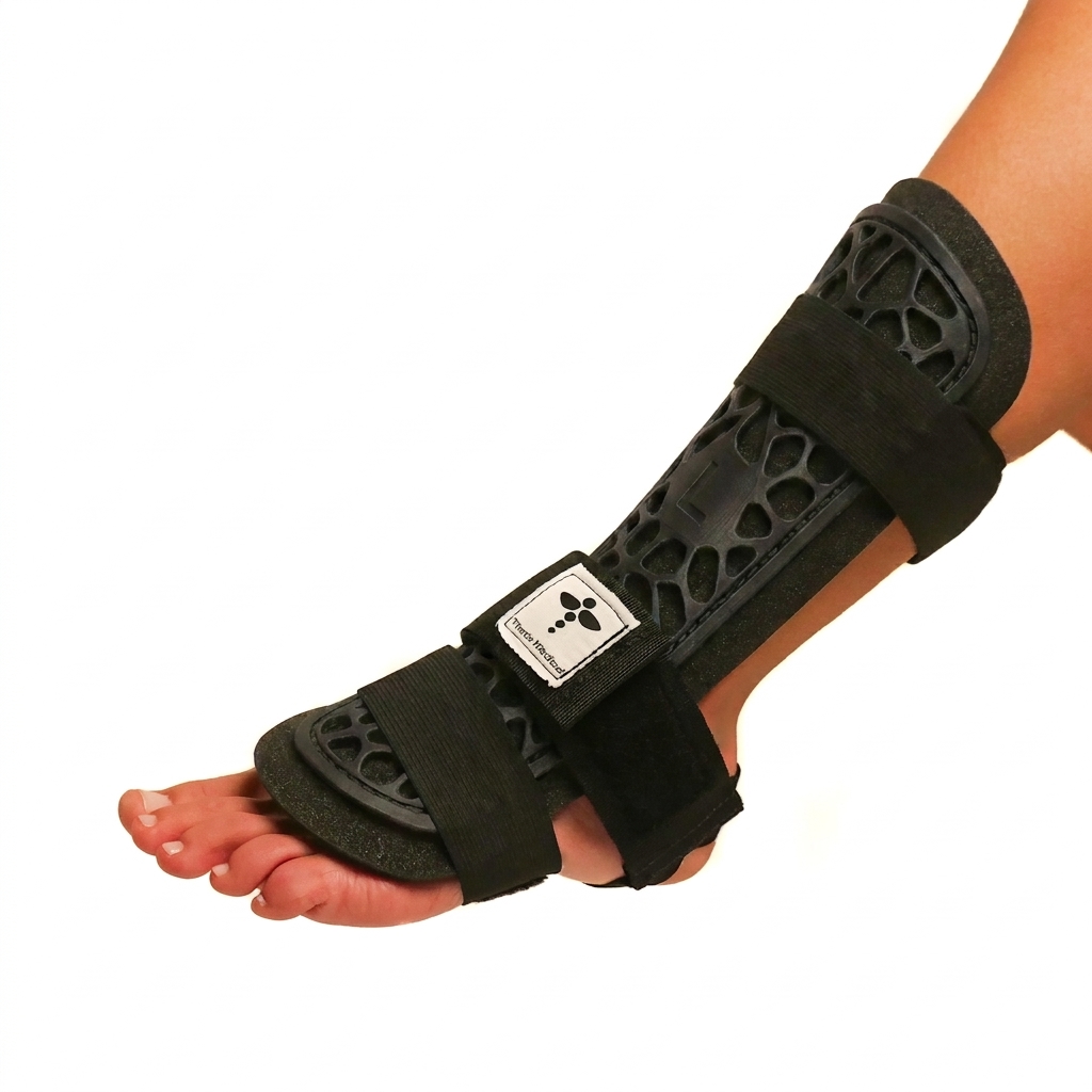 Thetis Achilles splint with SPORLASTIC generative-design lattice shell